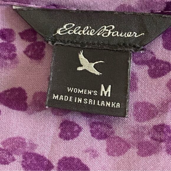 Women's Eddie Bauer Pink Blouse Top Size Medium - Picture 6 of 6